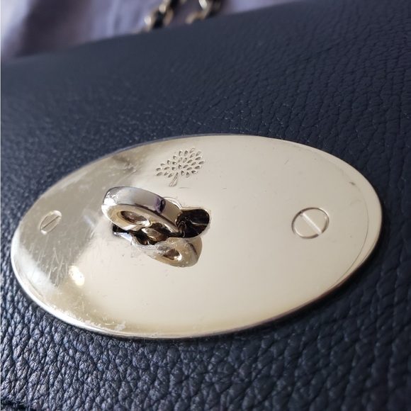 Mulberry Medium Lily Black Shoulder Bag - Picture 2 of 16
